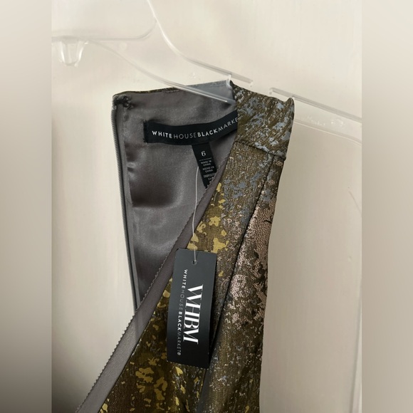 NWT WHITE HOUSE BLACK MARKET DRESS SIZE 6 - Picture 4 of 5